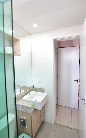Apartamento para alugar com 75m², 3 quartos e 2 vagasBanheiro da Suíte