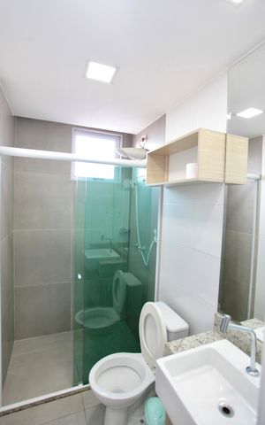 Apartamento para alugar com 75m², 3 quartos e 2 vagasBanheiro da Suíte