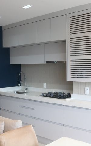Apartamento à venda com 54m², 2 quartos e 1 vagaCozinha e Área de Serviço