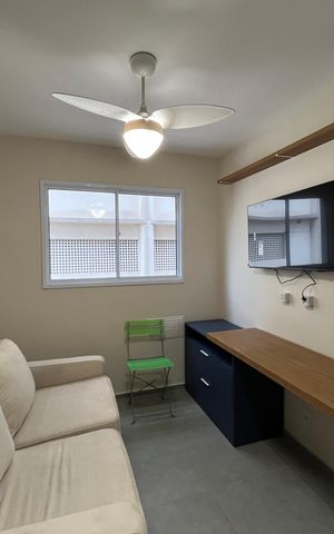 Apartamento para alugar com 24m², 1 quarto e sem vaga Apartamento para alugar com 24m², 1 quarto e sem vagaSala