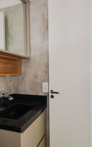 Apartamento para alugar com 44m², 2 quartos e 1 vagaBanheiro Social