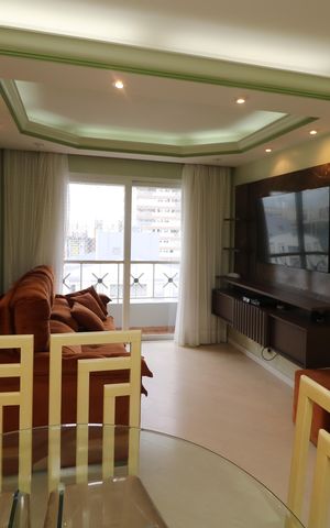 Apartamento para alugar com 74m², 3 quartos e 2 vagasSala