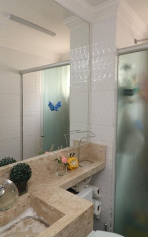 Apartamento à venda com 96m², 3 quartos e 2 vagasBanheiro