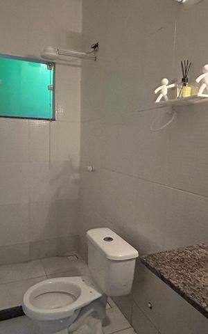Casa para alugar com 120m², 3 quartos e 2 vagas Casa para alugar com 120m², 3 quartos e 2 vagasBanheiro Social