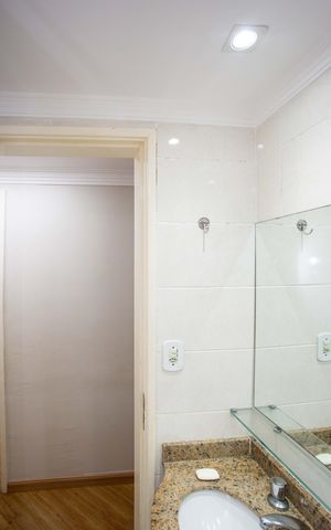 Apartamento para alugar com 70m², 3 quartos e 2 vagasBanheiro Social