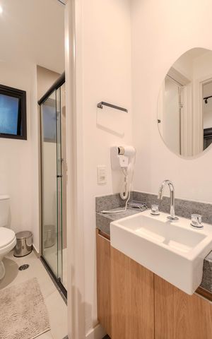 Apartamento para alugar com 29m², 1 quarto e sem vaga Apartamento para alugar com 29m², 1 quarto e sem vagaBanheiro