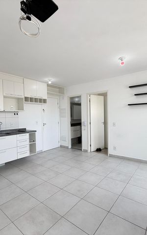 Studio à venda com 34m², 1 quarto e 1 vagaStudio