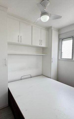 Studio à venda com 34m², 1 quarto e 1 vagaQuarto