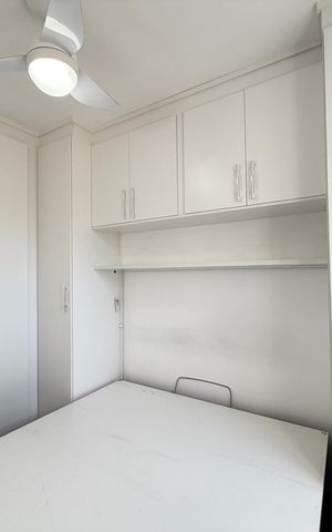 Studio à venda com 34m², 1 quarto e 1 vagaQuarto
