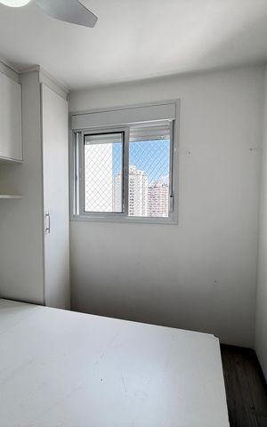 Studio à venda com 34m², 1 quarto e 1 vagaQuarto