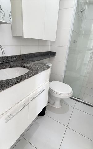 Studio à venda com 34m², 1 quarto e 1 vagaBanheiro