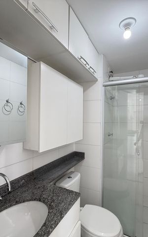 Studio à venda com 34m², 1 quarto e 1 vagaBanheiro
