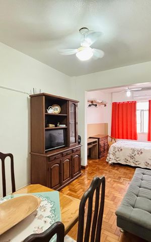 Apartamento para alugar com 31m², 1 quarto e sem vaga