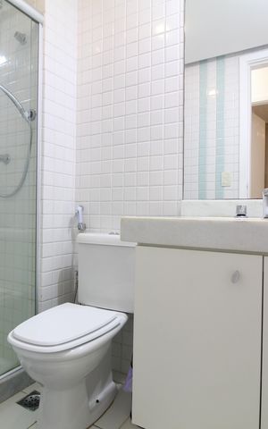 Apartamento para alugar com 98m², 3 quartos e 1 vagaBanheiro Social