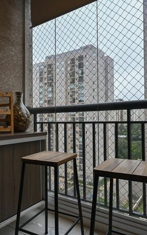 Apartamento à venda com 64m², 2 quartos e 1 vagaVaranda