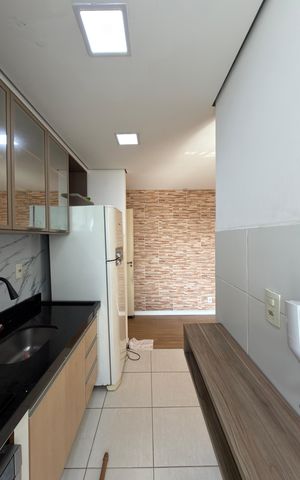 Apartamento para alugar com 56m², 2 quartos e 1 vagaCozinha e Área de Serviço