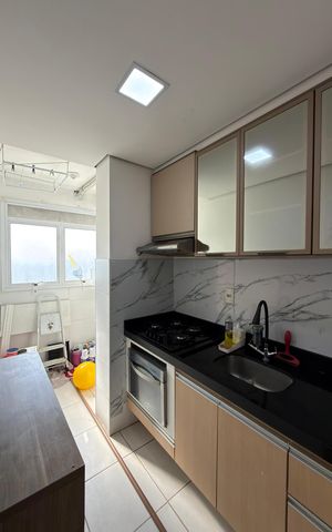 Apartamento para alugar com 56m², 2 quartos e 1 vagaCozinha e Área de Serviço