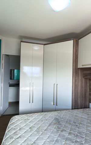 Apartamento para alugar com 56m², 2 quartos e 1 vagaQuarto 1 - Suíte