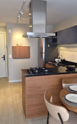 Apartamento para alugar com 46m², 1 quarto e 1 vaga Apartamento para alugar com 46m², 1 quarto e 1 vagaCozinha