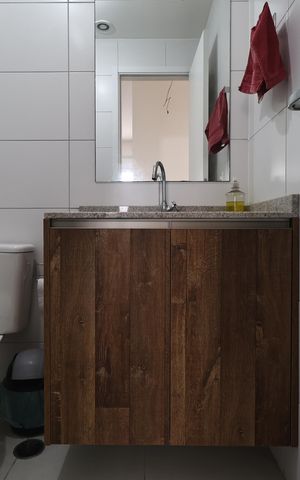 Apartamento à venda com 68m², 2 quartos e 1 vaga Apartamento à venda com 68m², 2 quartos e 1 vagaBanheiro