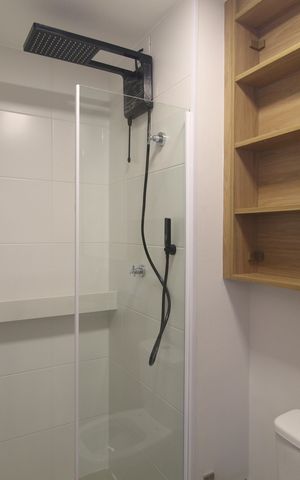 Apartamento para alugar com 25m², 1 quarto e sem vagaBanheiro da Suíte