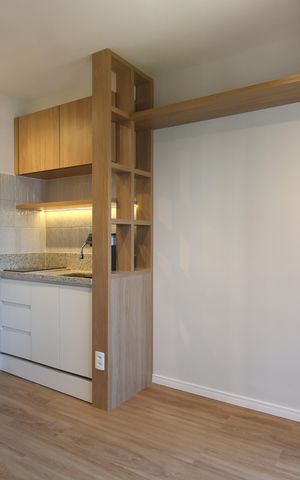 Apartamento para alugar com 25m², 1 quarto e sem vagaSala/Cozinha