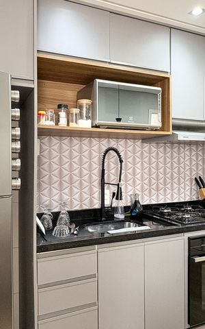 Apartamento para alugar com 36m², 2 quartos e sem vagaCozinha e Área de Serviço