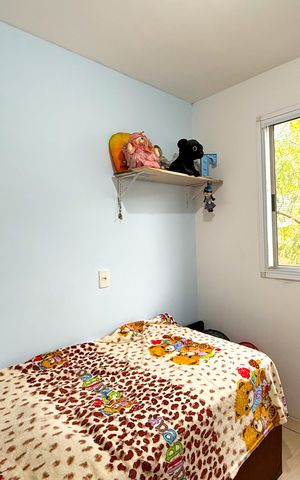 Apartamento à venda com 43m², 1 quarto e sem vaga Apartamento à venda com 43m², 1 quarto e sem vagaQuarto 2