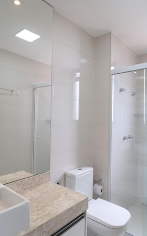 Apartamento para alugar com 135m², 3 quartos e 2 vagasBanheiro do Quarto 3