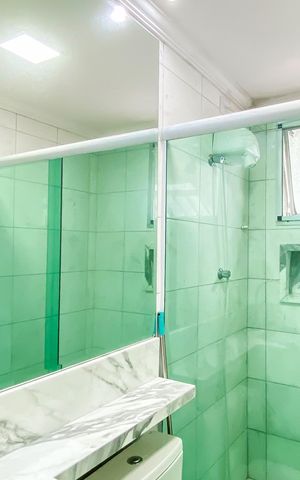 Apartamento à venda com 53m², 2 quartos e 1 vagaBanheiro 