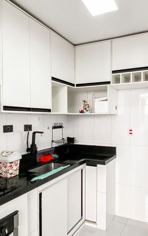 Apartamento à venda com 53m², 2 quartos e 1 vagaCozinha 