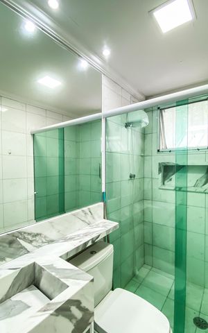 Apartamento à venda com 53m², 2 quartos e 1 vagaBanheiro 