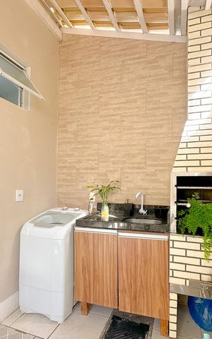 Casa para alugar com 106m², 2 quartos e 2 vagasÁrea gourmet