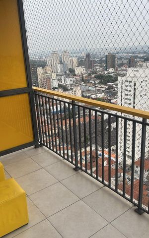 Studio para alugar com 33m², 1 quarto e 1 vaga Studio para alugar com 33m², 1 quarto e 1 vagaVaranda