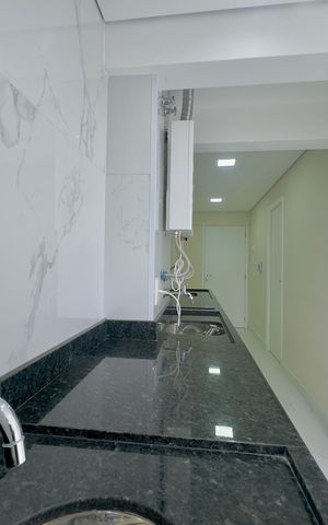 Studio para alugar com 32m², 1 quarto e 1 vaga Studio para alugar com 32m², 1 quarto e 1 vagaCozinha