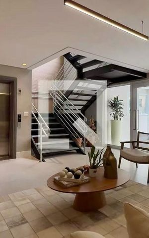 Studio para alugar com 32m², 1 quarto e 1 vaga Studio para alugar com 32m², 1 quarto e 1 vagaHall de entrada