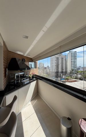 Apartamento à venda com 240m², 4 quartos e 4 vagasVaranda gourmet