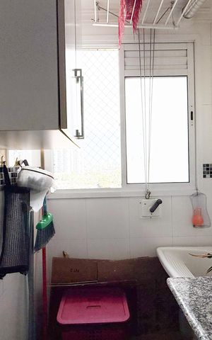Apartamento para alugar com 49m², 2 quartos e 1 vaga Apartamento para alugar com 49m², 2 quartos e 1 vagaCozinha e Área de Serviço