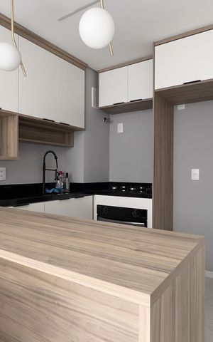 Apartamento para alugar com 30m², 1 quarto e sem vaga Apartamento para alugar com 30m², 1 quarto e sem vagaSala e Cozinha
