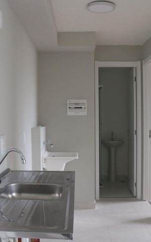 Apartamento para alugar com 35m², 2 quartos e sem vagaCozinha e Área de Serviço