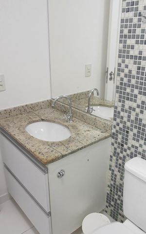 Apartamento para alugar com 50m², 2 quartos e 1 vaga Apartamento para alugar com 50m², 2 quartos e 1 vagaBanheiro