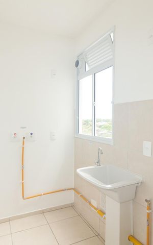 Apartamento para alugar com 45m², 2 quartos e 1 vaga Apartamento para alugar com 45m², 2 quartos e 1 vagaCozinha e Área de Serviço