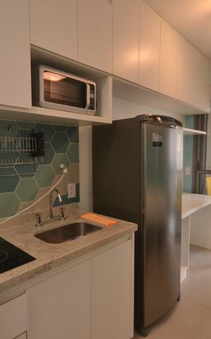 Studio para alugar com 29m², 1 quarto e sem vagaCozinha