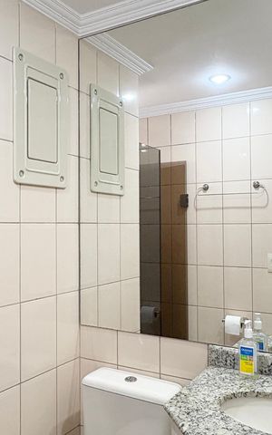 Apartamento para alugar com 68m², 2 quartos e 1 vaga Apartamento para alugar com 68m², 2 quartos e 1 vagaBanheiro da Suíte