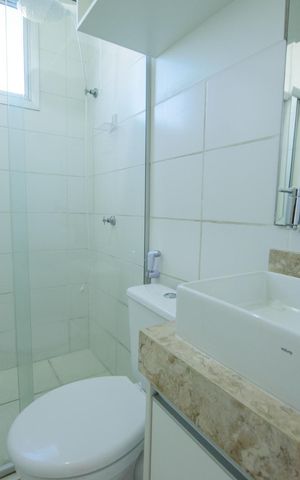 Apartamento para alugar com 57m², 2 quartos e 2 vagasBanheiro da Suíte