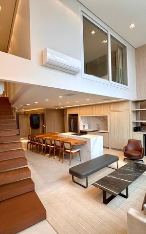 Apartamento para alugar com 135m², 2 quartos e 2 vagas Apartamento para alugar com 135m², 2 quartos e 2 vagasLiving integrado