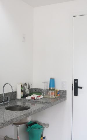 Studio à venda com 24m², 1 quarto e sem vagaCozinha