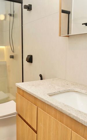 Apartamento à venda com 100m², 4 quartos e 2 vagas Apartamento à venda com 100m², 4 quartos e 2 vagasBanheiro Social