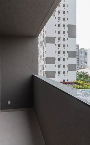 Apartamento à venda com 53m², 2 quartos e 1 vagaVaranda