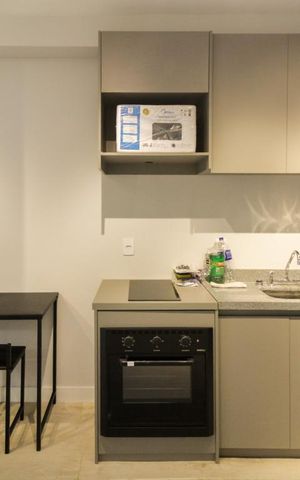 Studio para alugar com 29m², 1 quarto e sem vaga Studio para alugar com 29m², 1 quarto e sem vagaSala/Cozinha
